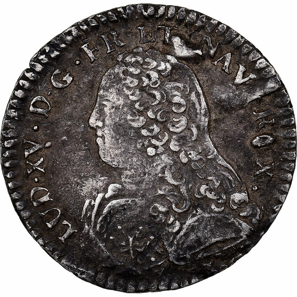 Frankreich, Louis XV, 1/10 Écu aux branches d'olivier, 1739, Grenoble, Silber