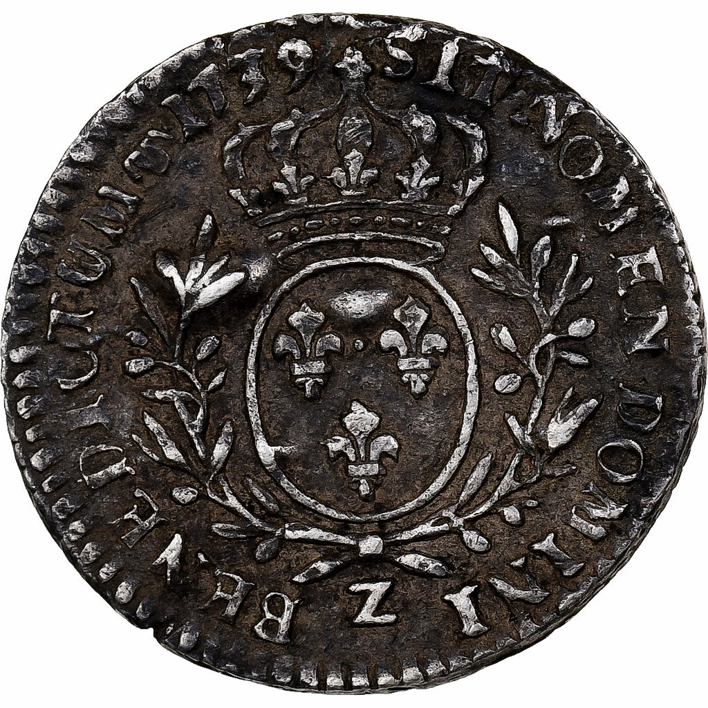 Frankreich, Louis XV, 1/10 Écu aux branches d'olivier, 1739, Grenoble, Silber