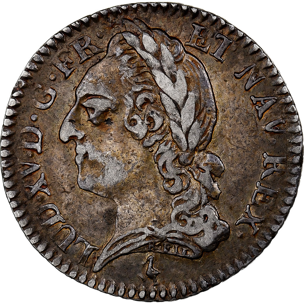 Frankrijk, Louis XV, 1/10 Ecu à la vieille tête, 1772, Paris, Zilver, FR+