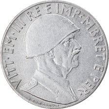 Coin, Albania, Vittorio Emanuele III, 0.20 Lek, 1939, Rome, AU(55-58), Stainless