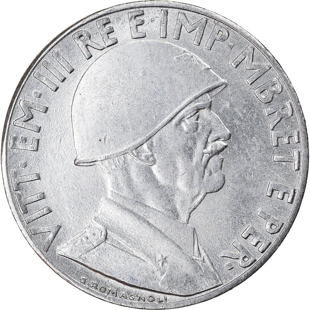 Moneta, Albania, Vittorio Emanuele III, 0.20 Lek, 1941, Rome, AU(50-53), Stal