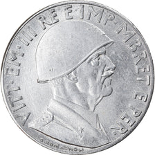 Coin, Albania, Vittorio Emanuele III, 0.20 Lek, 1941, Rome, AU(50-53), Stainless