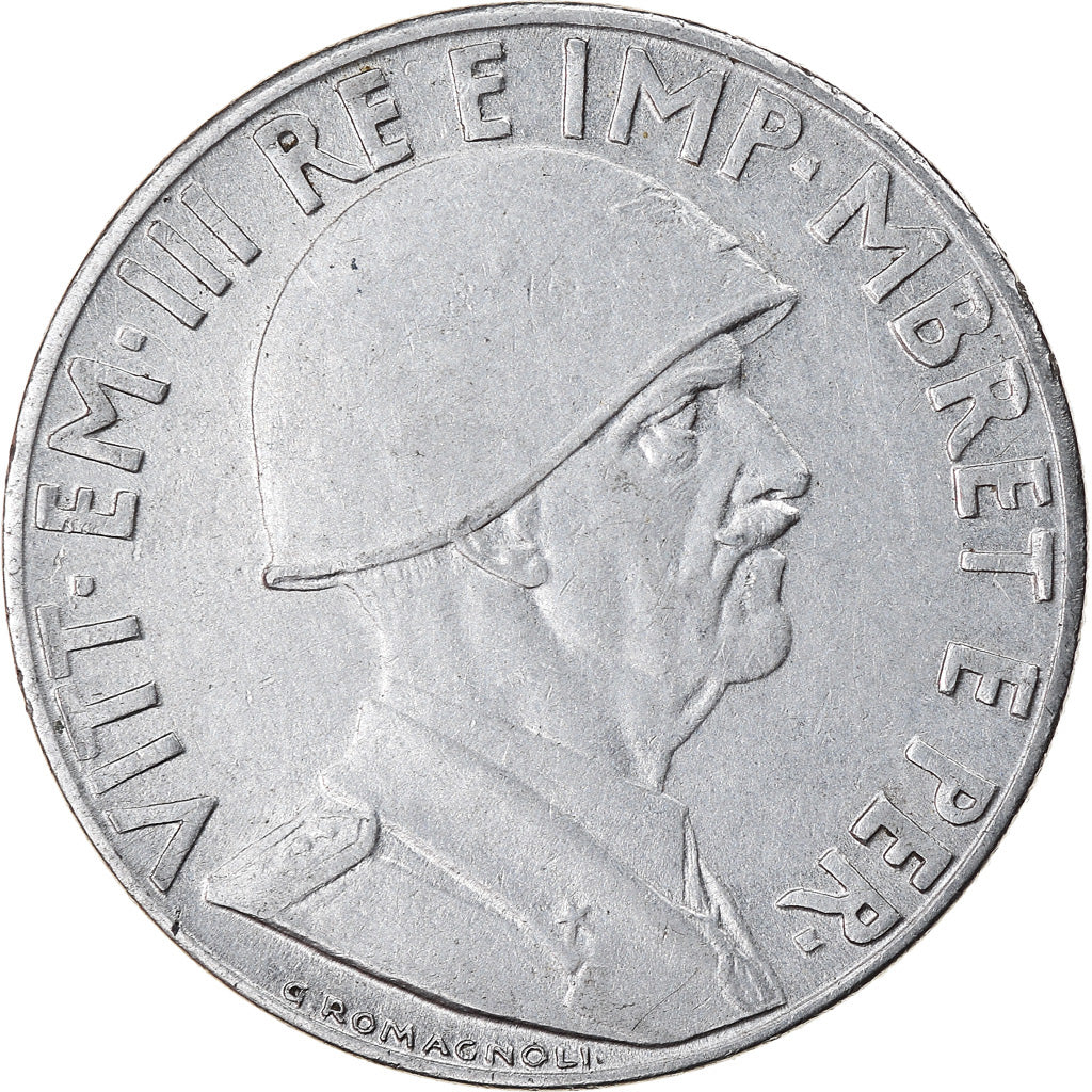 Moeda, Albânia, Vittorio Emanuele III, 0.20 Lek, 1940, Rome, EF(40-45), Aço