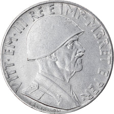 Coin, Albania, Vittorio Emanuele III, 0.20 Lek, 1940, Rome, AU(50-53), Stainless