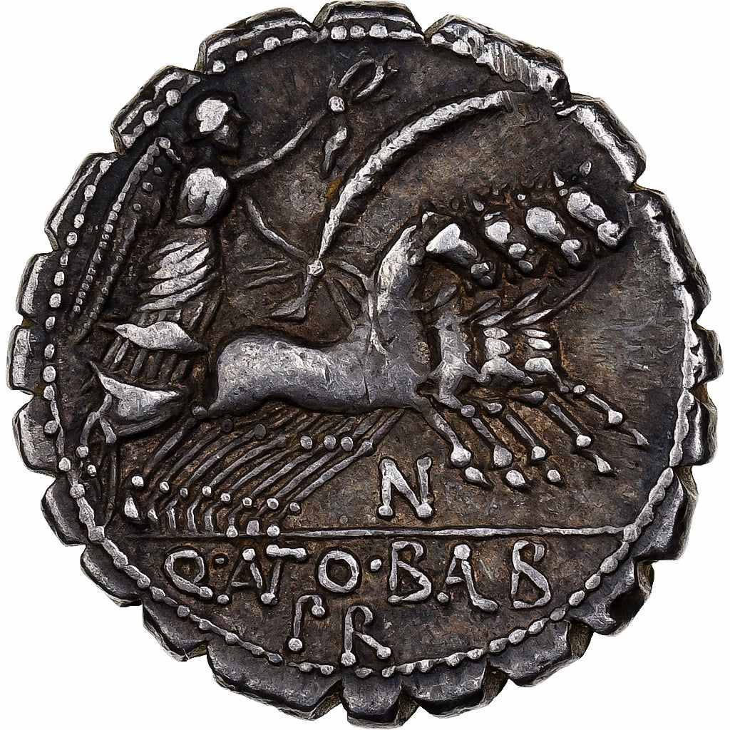 Antonia, Denarius Serratus, 83-82 BC, Rome, Argento, BB+, Crawford:364/1c