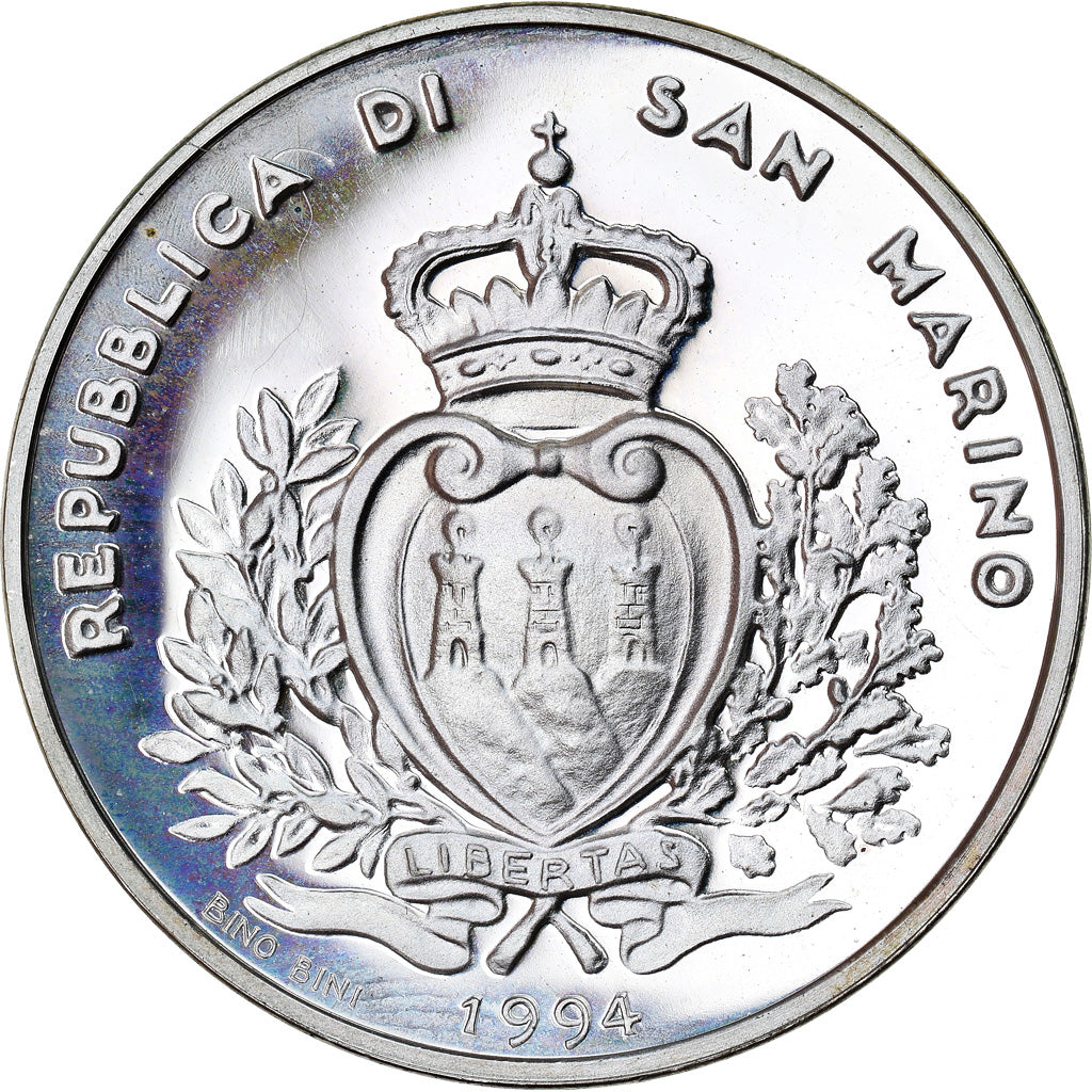 Moneda, San Marino, 1000 Lire, 1994, Rome, FDC, Plata, KM:316