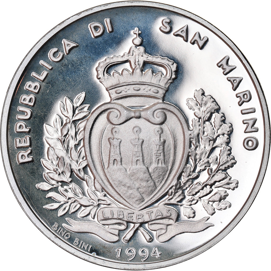 Moneda, San Marino, 1000 Lire, 1994, Rome, FDC, Plata, KM:316