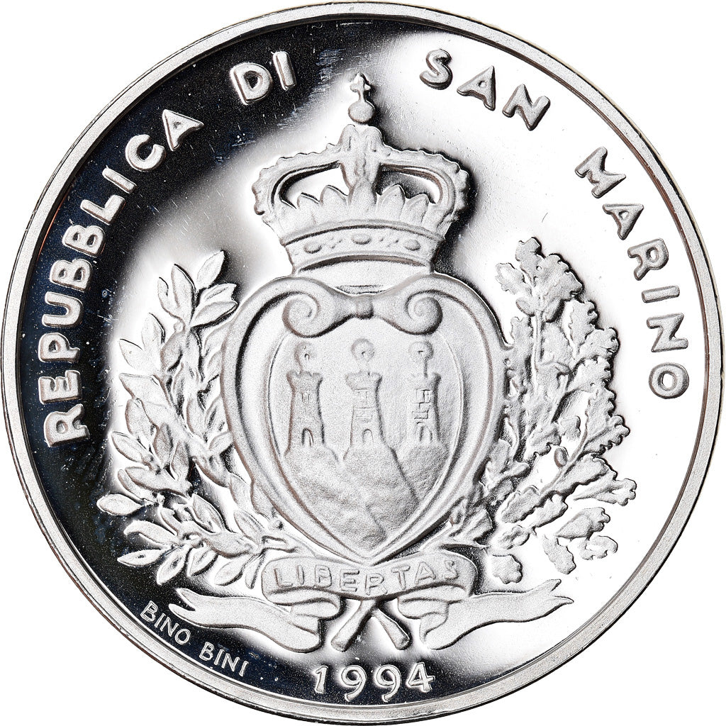 Münze, San Marino, 1000 Lire, 1994, Rome, STGL, Silber, KM:318