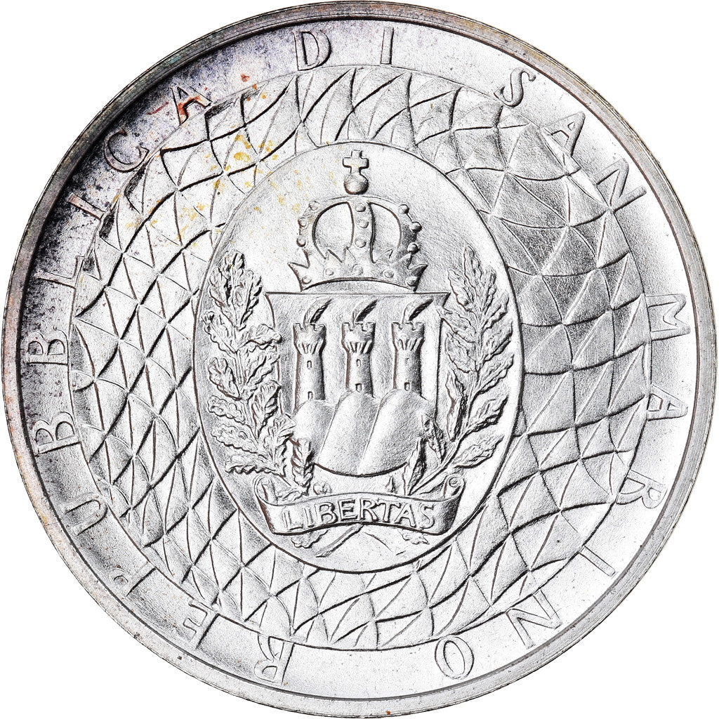 Moneta, San Marino, 1000 Lire, 1990, Rome, Proof, MS(65-70), Srebro, KM:247