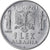 Moeda, Albânia, Vittorio Emanuele III, Lek, 1939, Rome, AU(50-53), Aço