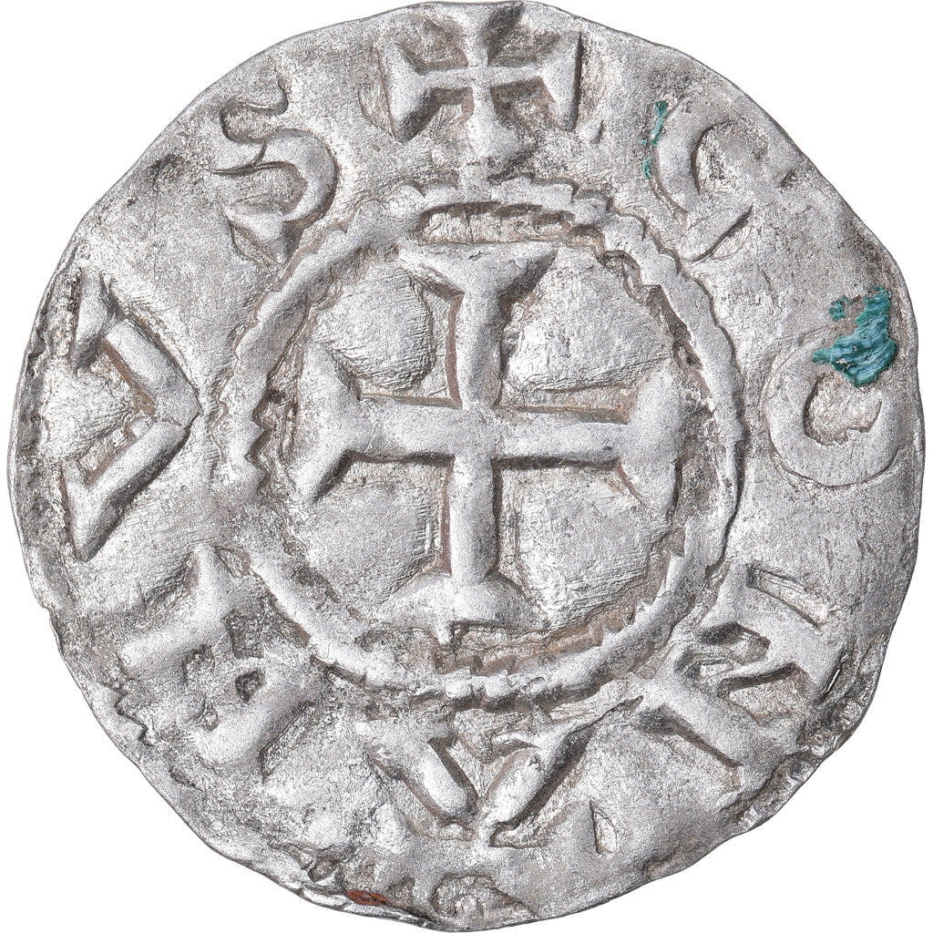 Duchy of Brittany, Conan IV, Denier, 1156-1166, Rennes, Bilon, AU(50-53)
