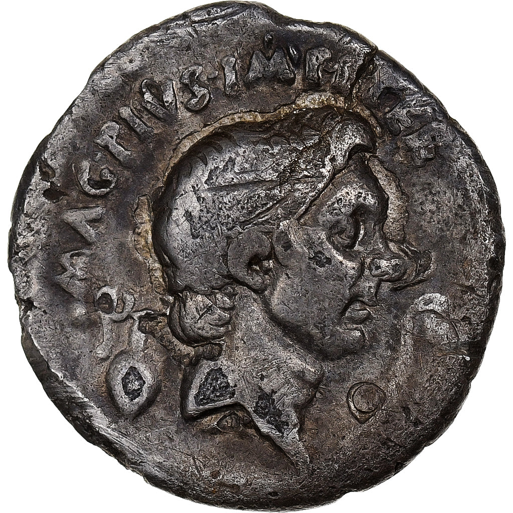 Moneta, Sextus Pompey, Denarius, Sicily, MB+, Argento, Crawford:511/3a