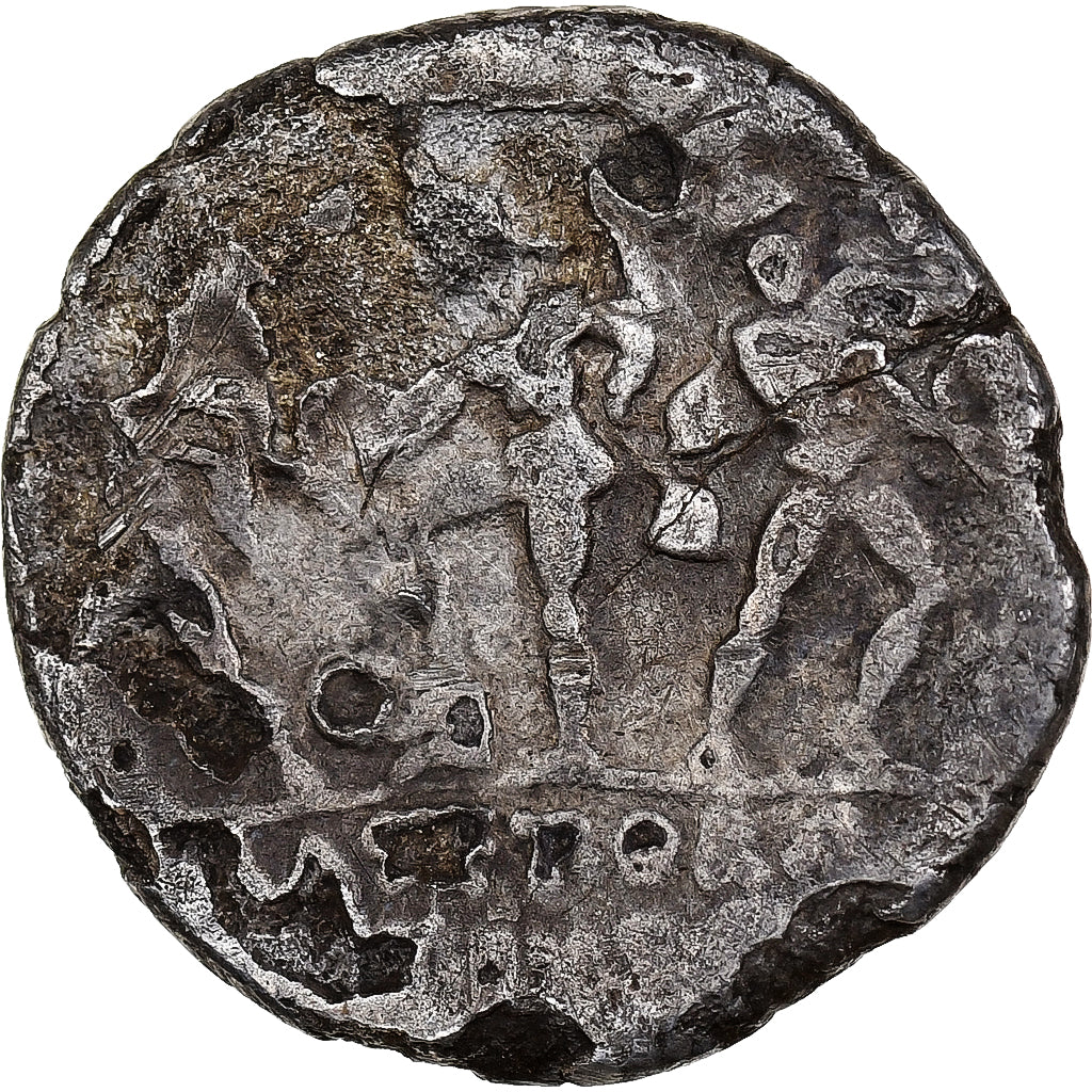 Moneta, Sextus Pompey, Denarius, Sicily, MB+, Argento, Crawford:511/3a