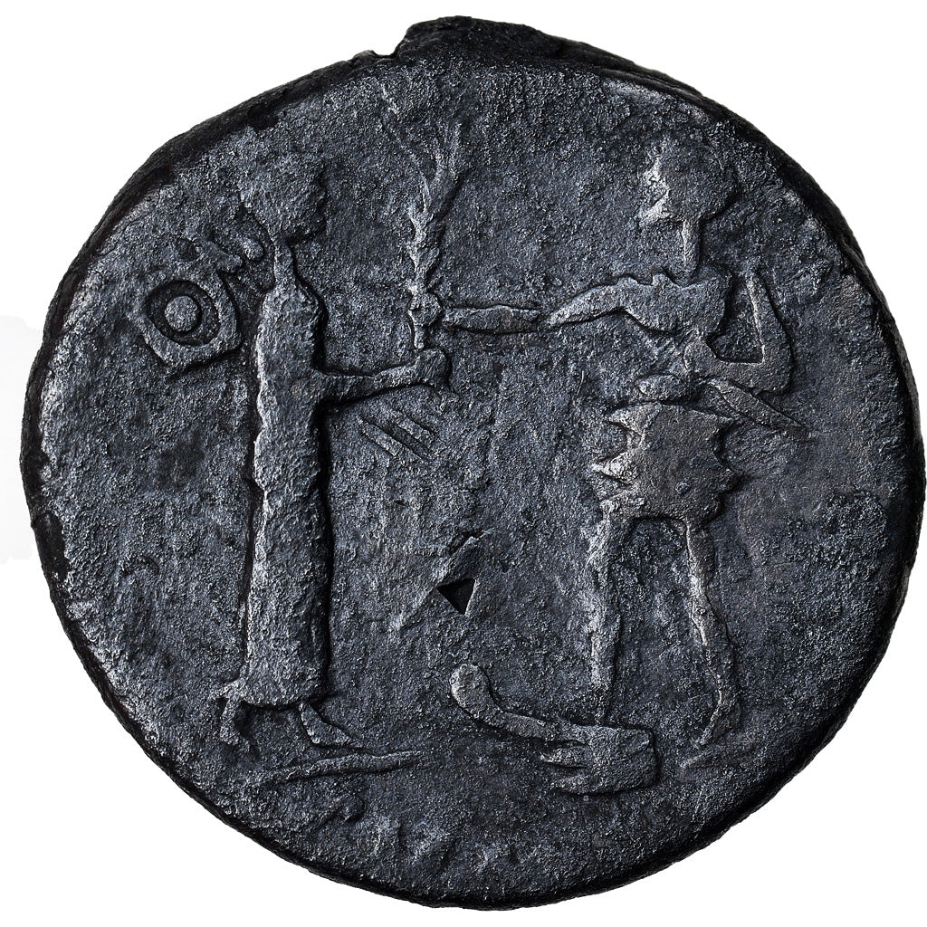 Pompeia, Denarius, 46-45 BC, Rome, Plata, BC+, Crawford:469/1