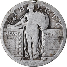 Coin, United States, Quarter, F(12-15), Silver, KM:145