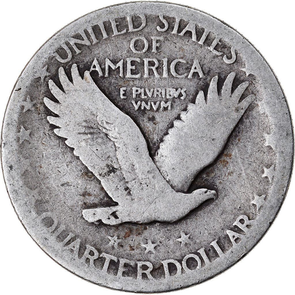 Monnaie, États-Unis, Quarter, B+, Argent, KM:145