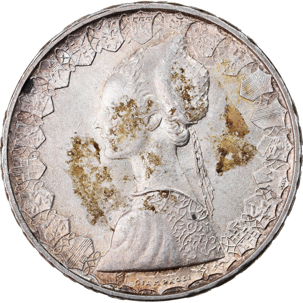 Coin, Italy, 500 Lire, 1966, Rome, MS(60-62), Silver, KM:98