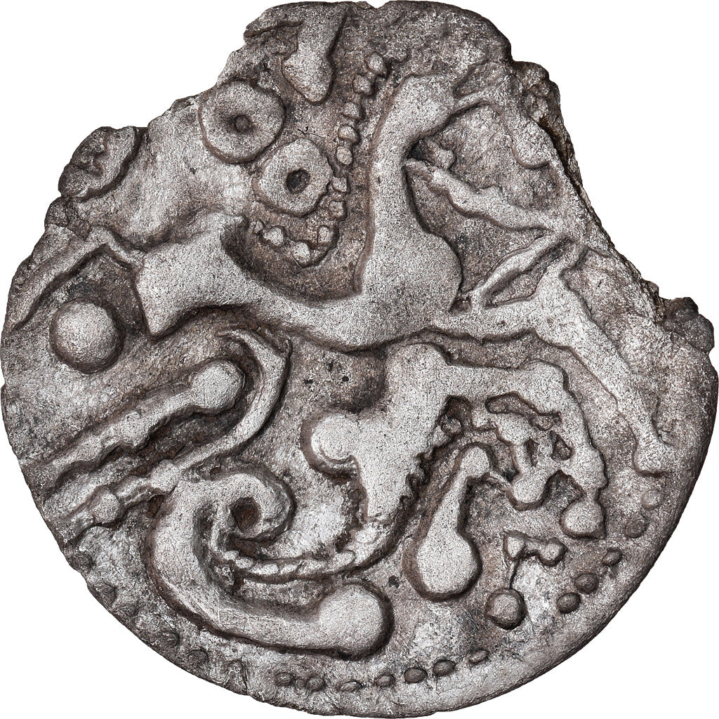 Moeda, Ambiani, Quinarius, EF(40-45), Prata, Delestrée:343