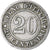 Monnaie, Italie, Umberto I, 20 Centesimi, 1894, Berlin, TB+, Copper-nickel