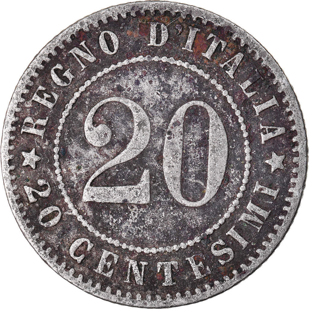 Moneta, Italia, Umberto I, 20 Centesimi, 1894, Rome, MB+, Rame-nichel, KM:28.2