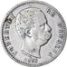 Münze, Italien, Umberto I, Lira, 1886, Rome, SGE+, Silber, KM:24.1