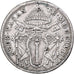 Papal States, Mezzo Scudo, Sede Vacante, 1758, Rome, Argento, MB