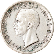 Monnaie, Italie, Vittorio Emanuele III, 5 Lire, 1929, Rome, TB+, Argent, KM:67.2