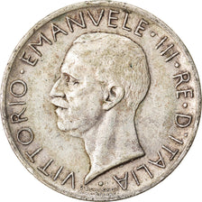 Coin, Italy, Vittorio Emanuele III, 5 Lire, 1930, Rome, VF(30-35), Silver