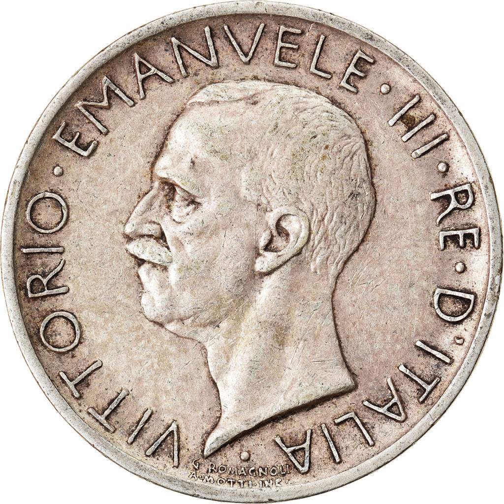 Monnaie, Italie, Vittorio Emanuele III, 5 Lire, 1930, Rome, TTB+, Argent