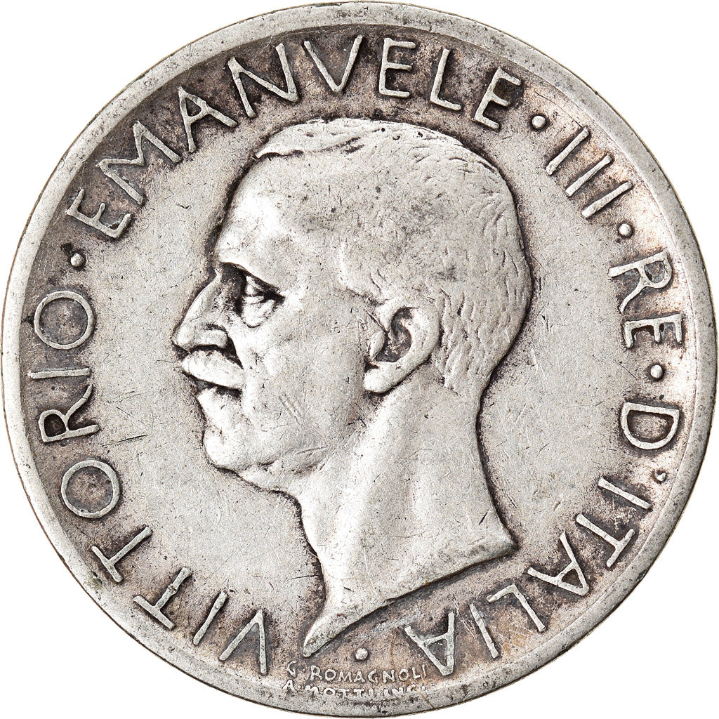 Monnaie, Italie, Vittorio Emanuele III, 5 Lire, 1927, Rome, TB+, Argent, KM:67.2