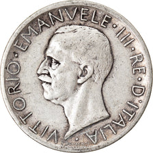 Monnaie, Italie, Vittorio Emanuele III, 5 Lire, 1927, Rome, TB+, Argent, KM:67.2