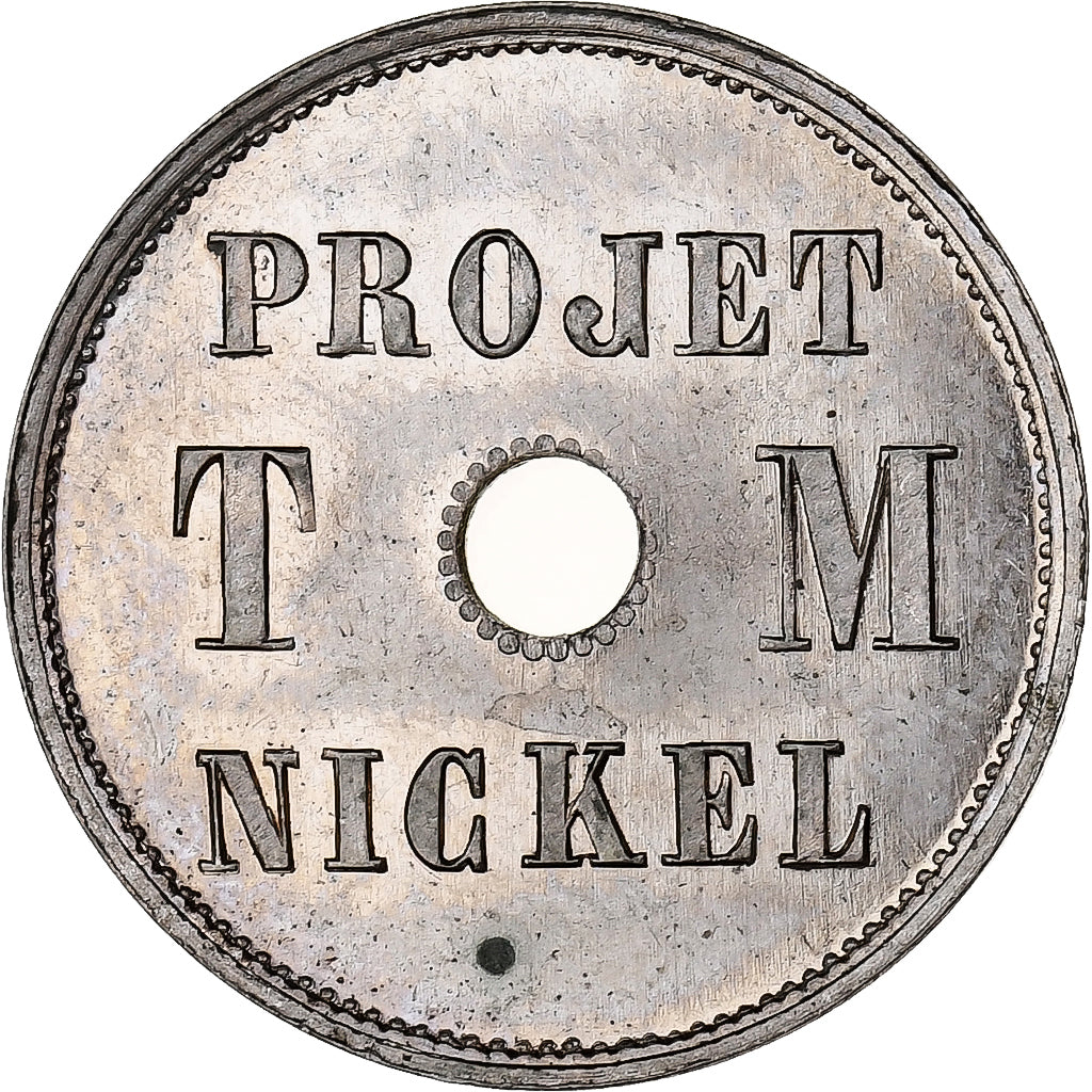 Frankreich, 4 Centimes TM, Théodore Michelin, 1889, Paris, Pattern