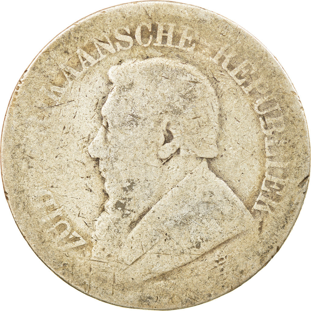 Moneta, Sudafrica, Kruger, 2 Shillings, 1897, B+, Argento, KM:6