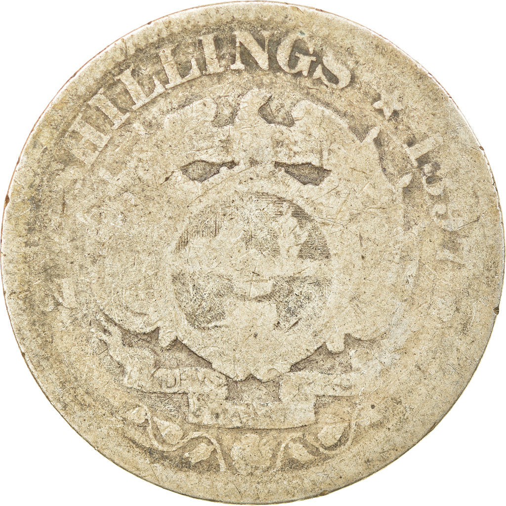 Moneta, Sudafrica, Kruger, 2 Shillings, 1897, B+, Argento, KM:6