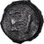 Meldi, Potin aux animaux affrontés, 1st century BC, Bilhão, VF(30-35)