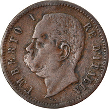 Moneta, Italia, Umberto I, 2 Centesimi, 1900, Rome, MB+, Rame, KM:30