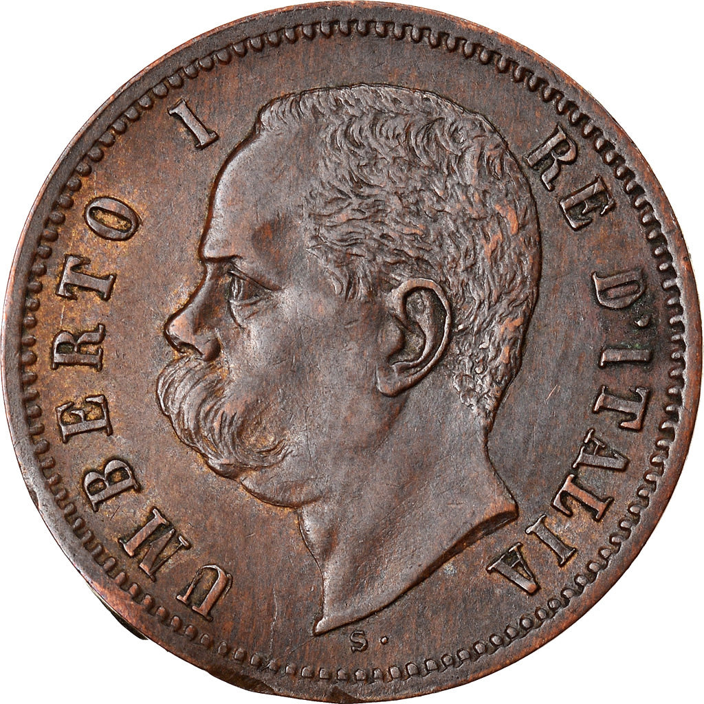 Moneda, Italia, Umberto I, 2 Centesimi, 1900, Rome, MBC+, Cobre, KM:30