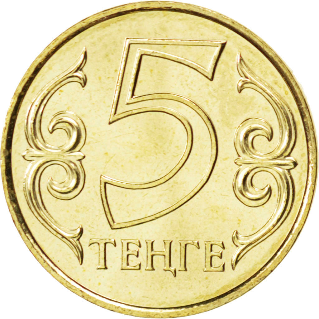 Moneta, Kazakistan, 5 Tenge, 2012, SPL, Nichel-ottone, KM:24