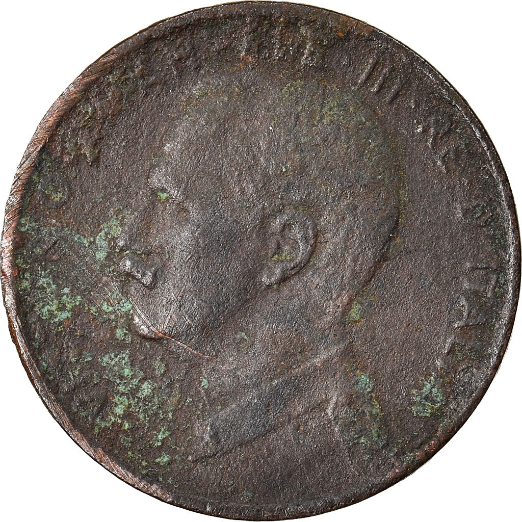 Moneta, Italia, Vittorio Emanuele III, Centesimo, 1910, Rome, MB+, Bronzo, KM:40
