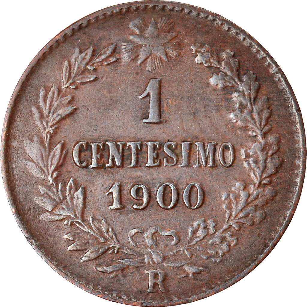 Monnaie, Italie, Umberto I, Centesimo, 1900, Rome, TTB+, Cuivre, KM:29
