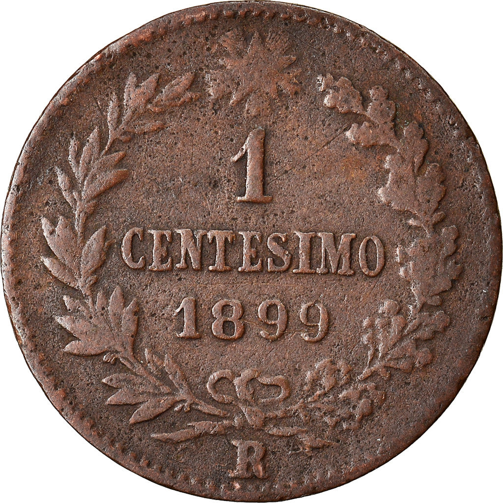 Monnaie, Italie, Umberto I, Centesimo, 1899, Rome, TB+, Cuivre, KM:29
