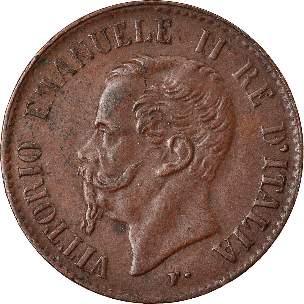 Monnaie, Italie, Vittorio Emanuele II, Centesimo, 1867, Milan, TTB+, Cuivre