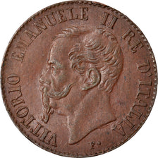 Münze, Italien, Vittorio Emanuele II, Centesimo, 1867, Milan, SS+, Kupfer