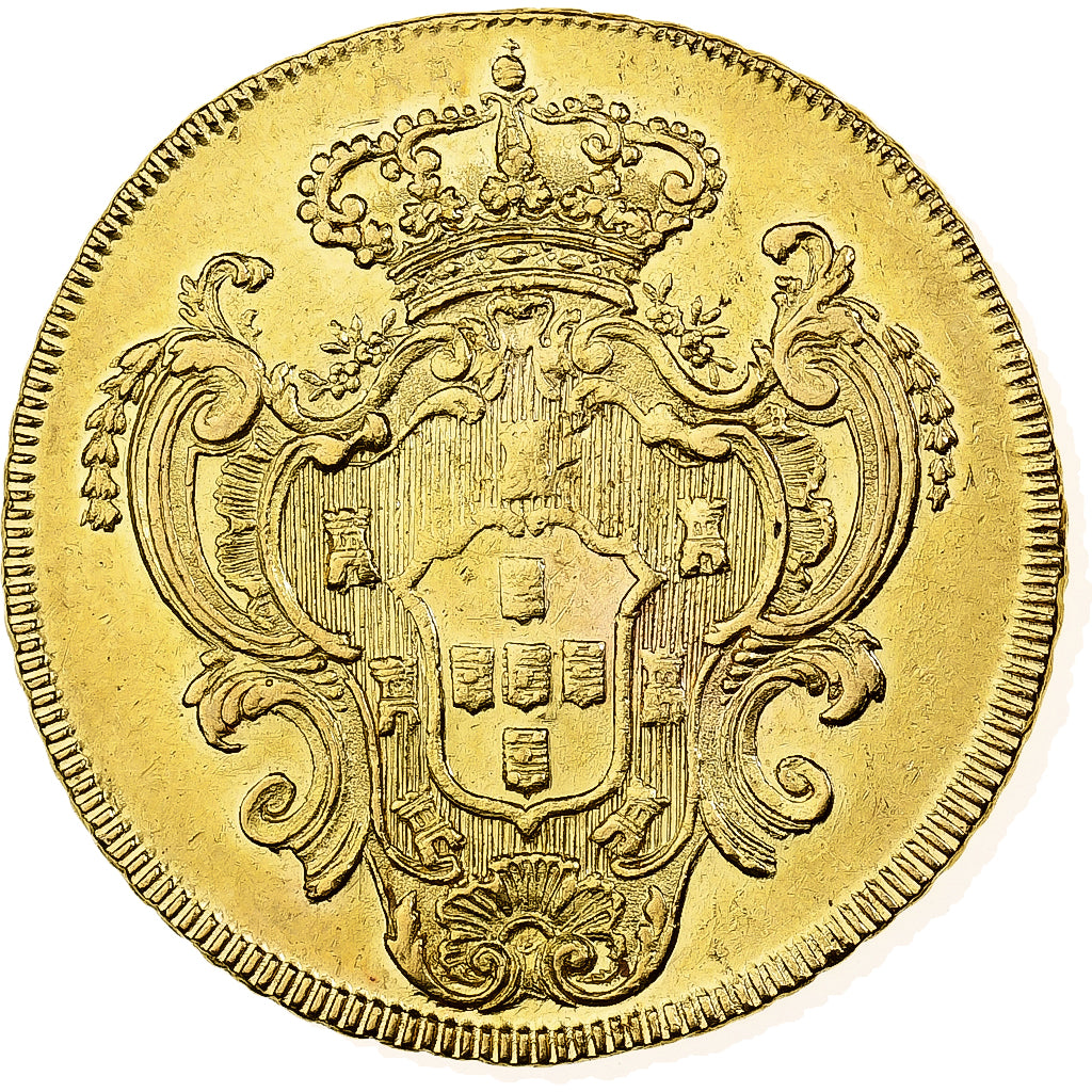 Brasil, Maria I and Pedro III, 6400 Reis, 1784, Rio de Janeiro, Oro, EBC
