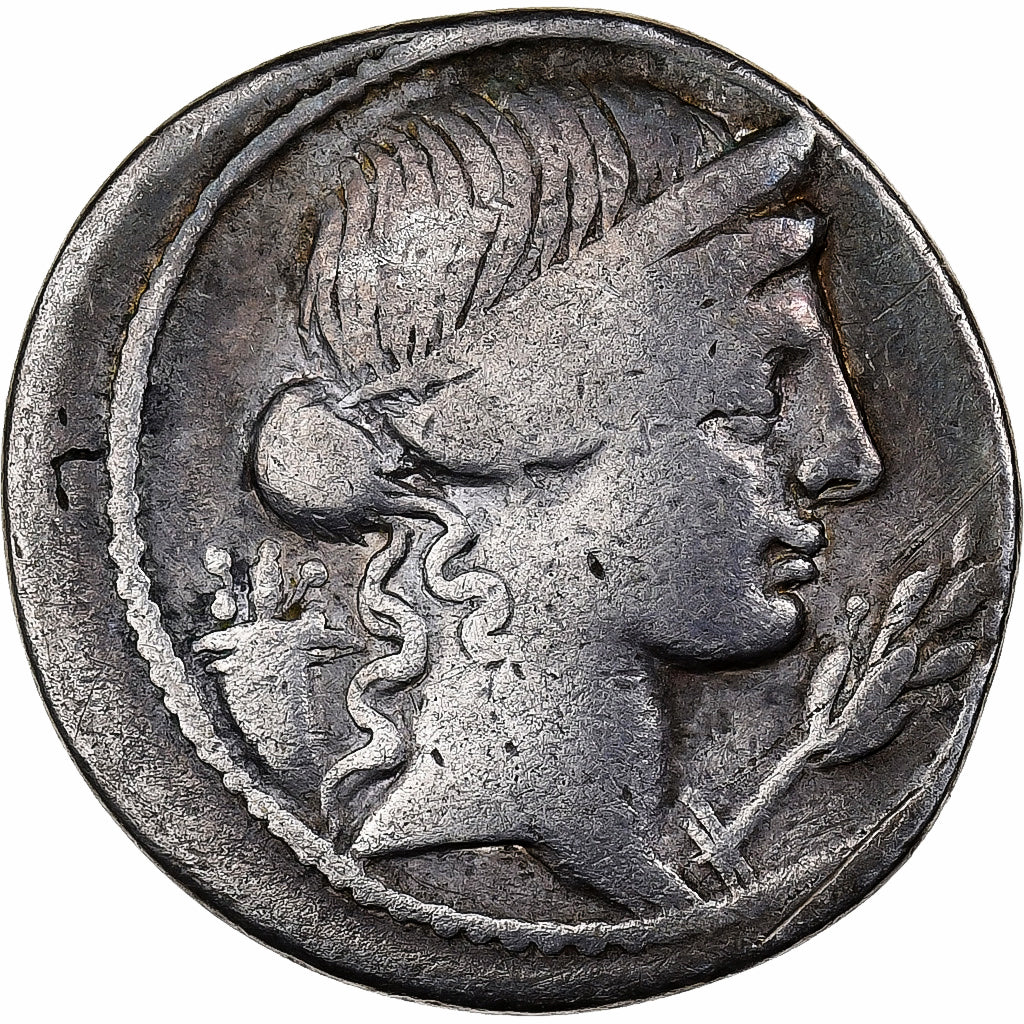 Octavian, Denarius, 32-29 BC, Central Italy, Prata, VF(20-25), RIC:253