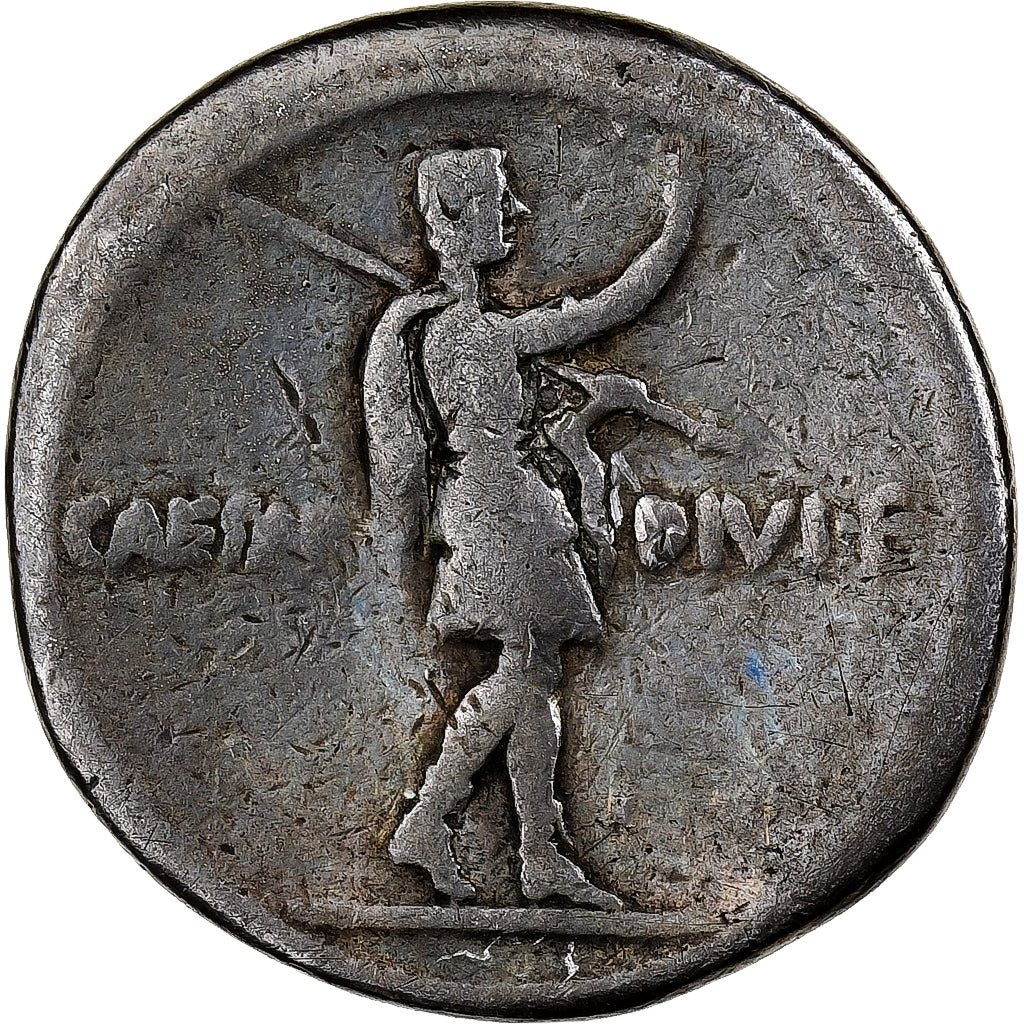 Octavian, Denarius, 32-29 BC, Central Italy, Prata, VF(20-25), RIC:253