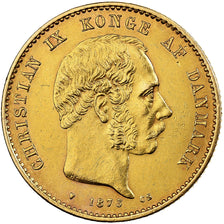 Danemark, Christian IX, 20 Kroner, 1873, Copenhagen, Or, SUP, KM:791.1