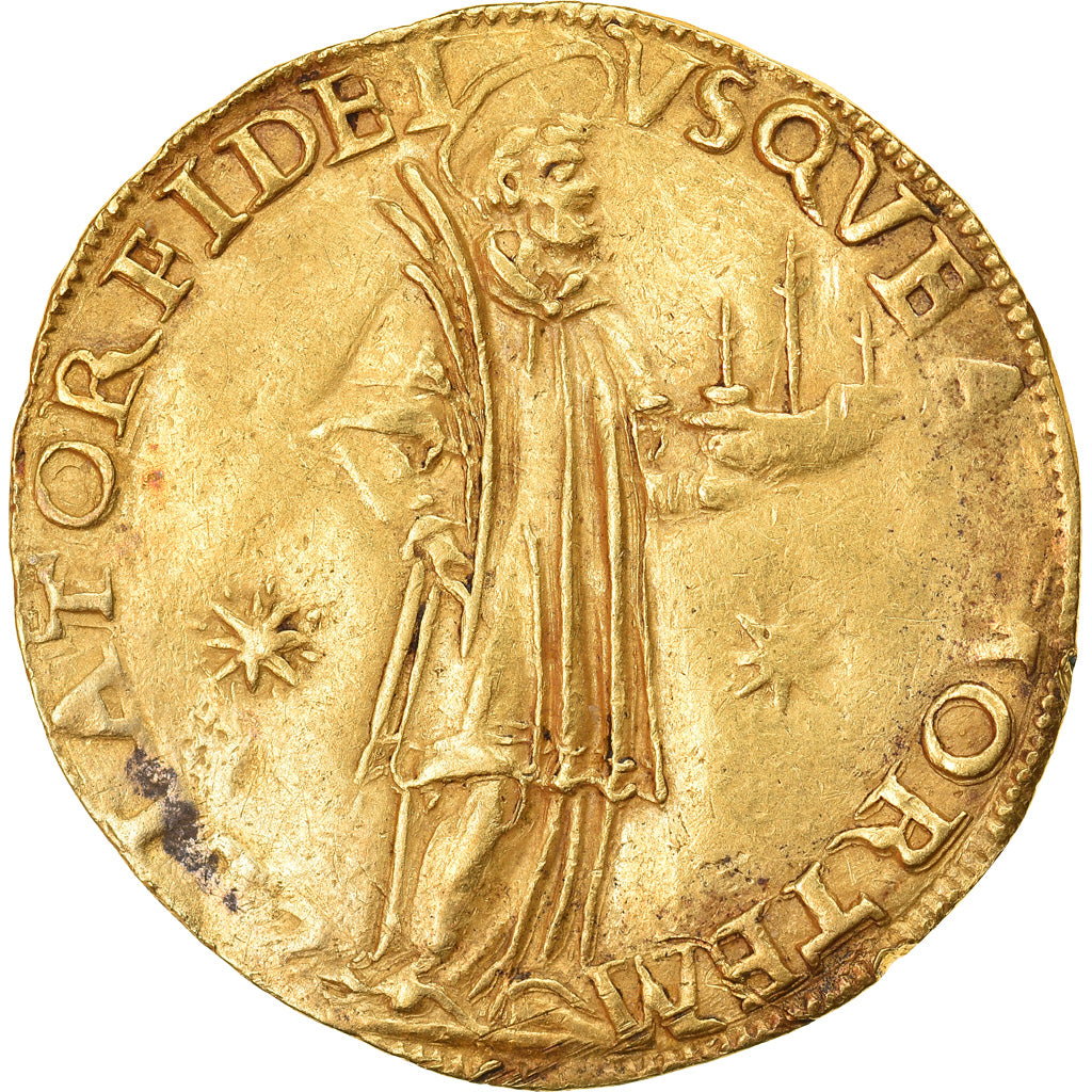 Monnaie, Portugal, Joao III, Sao Vicente, Lisbonne, TTB+, Or, Friedberg:31