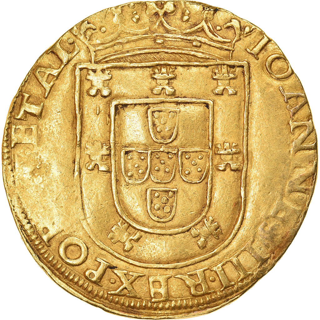 Monnaie, Portugal, Joao III, Sao Vicente, Lisbonne, TTB+, Or, Friedberg:31