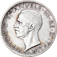Monnaie, Italie, Vittorio Emanuele III, 5 Lire, 1929, Rome, TTB+, Argent